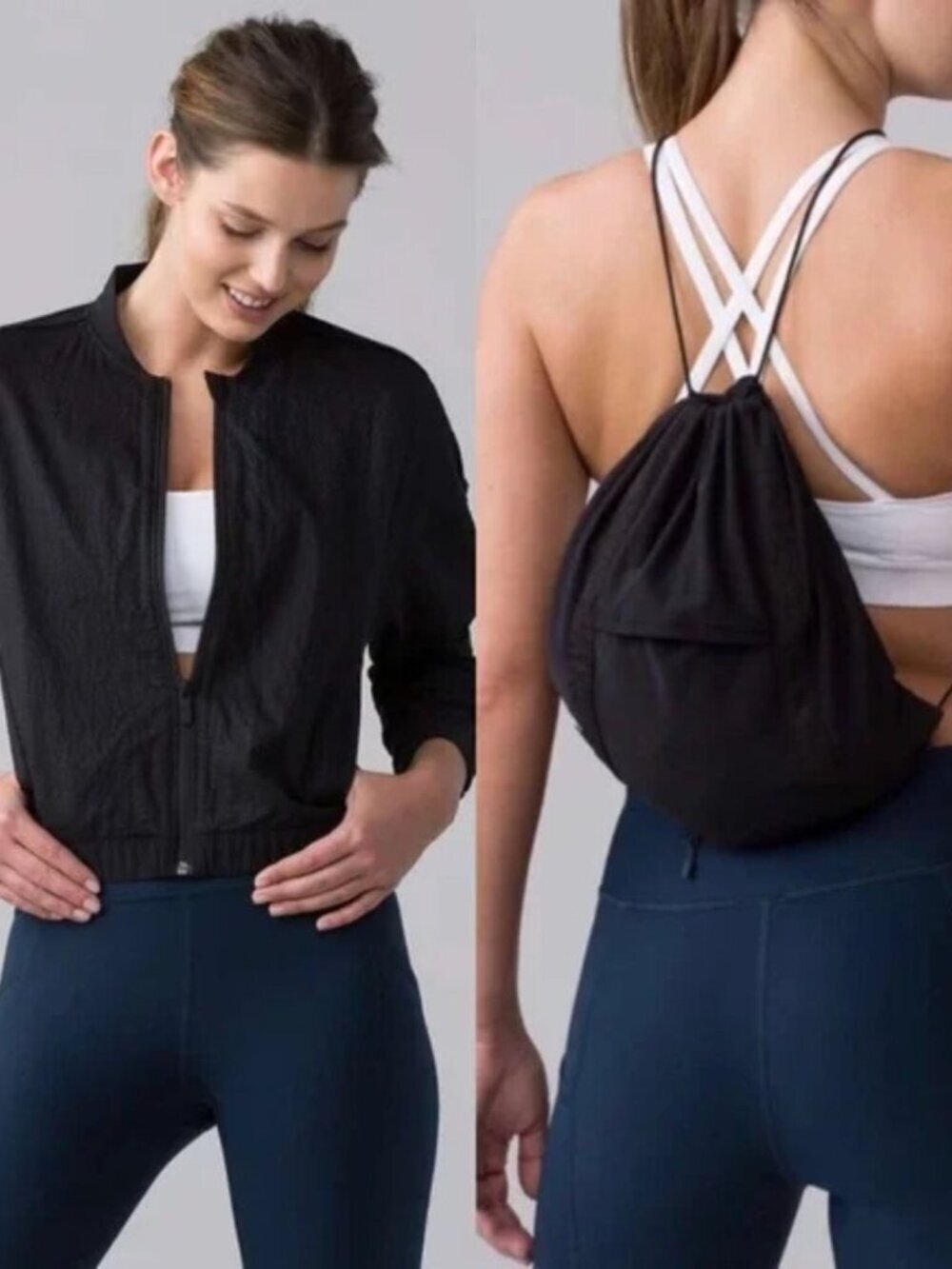 Lululemon Pack Light Bomber Black Size 4